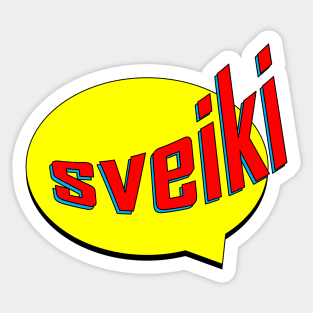 Sveiki Caption Sticker